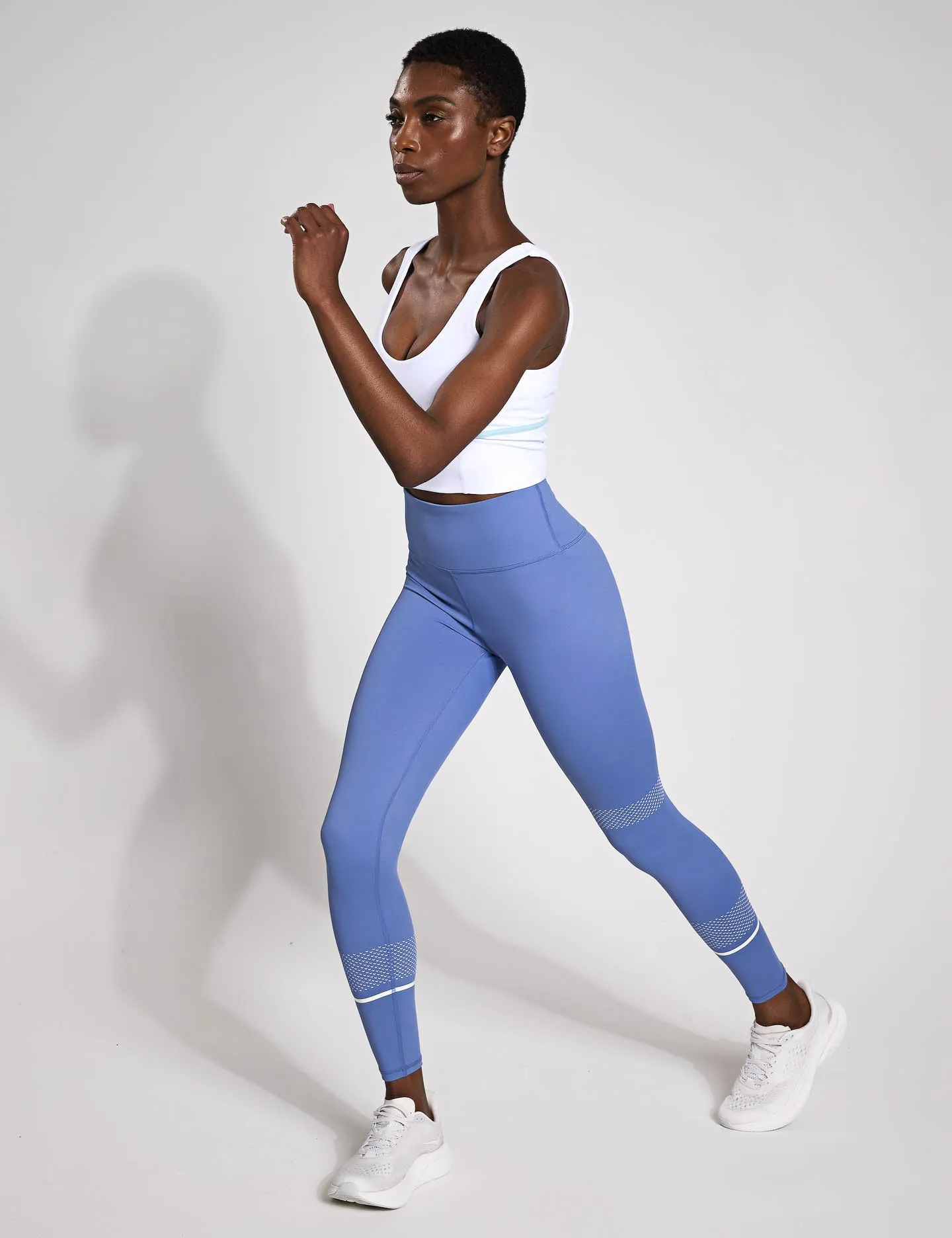 Activate Full Length Legging - Dusty Blue