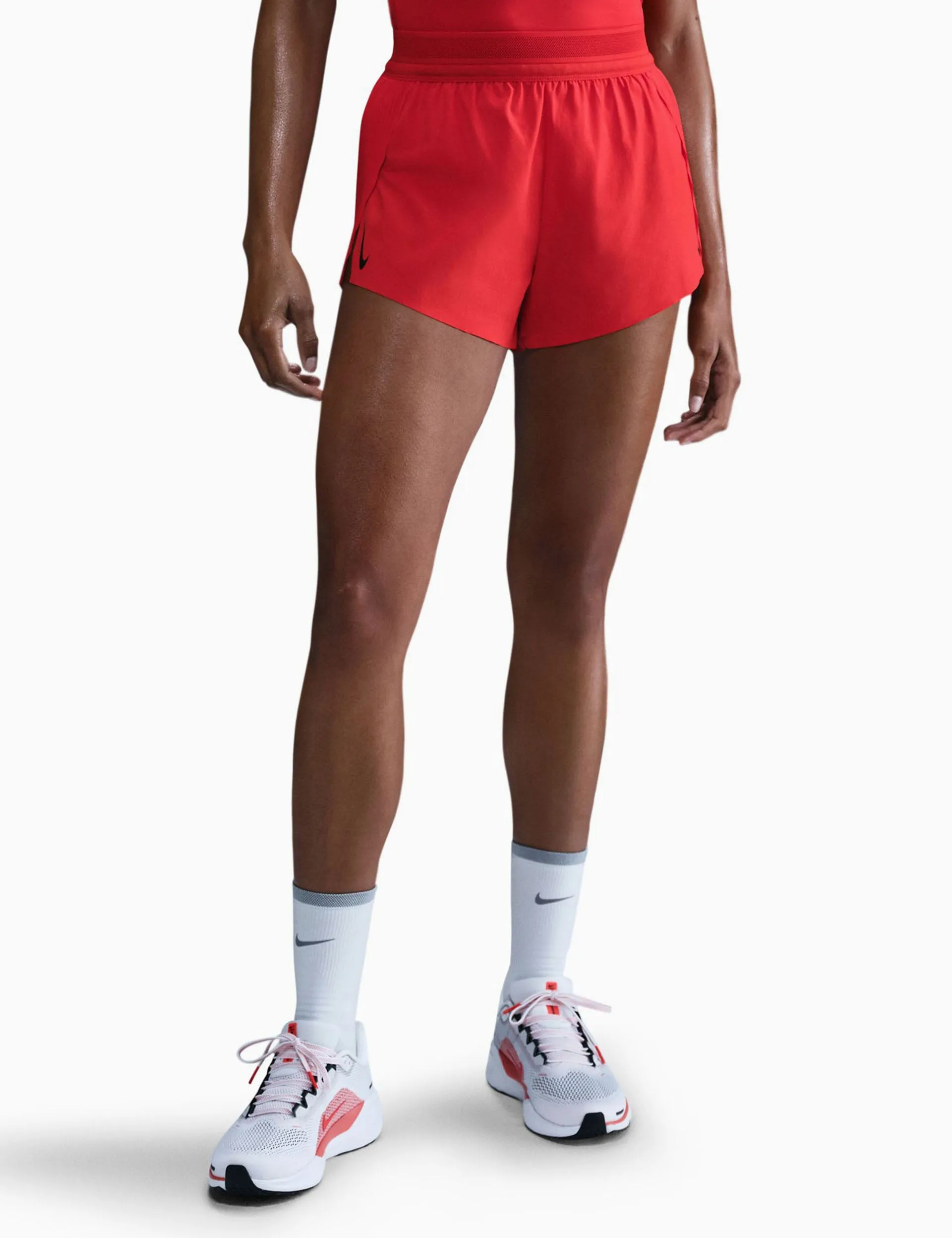 AeroSwift Dri-FIT ADV 3" Running Shorts - Light Crimson/Black
