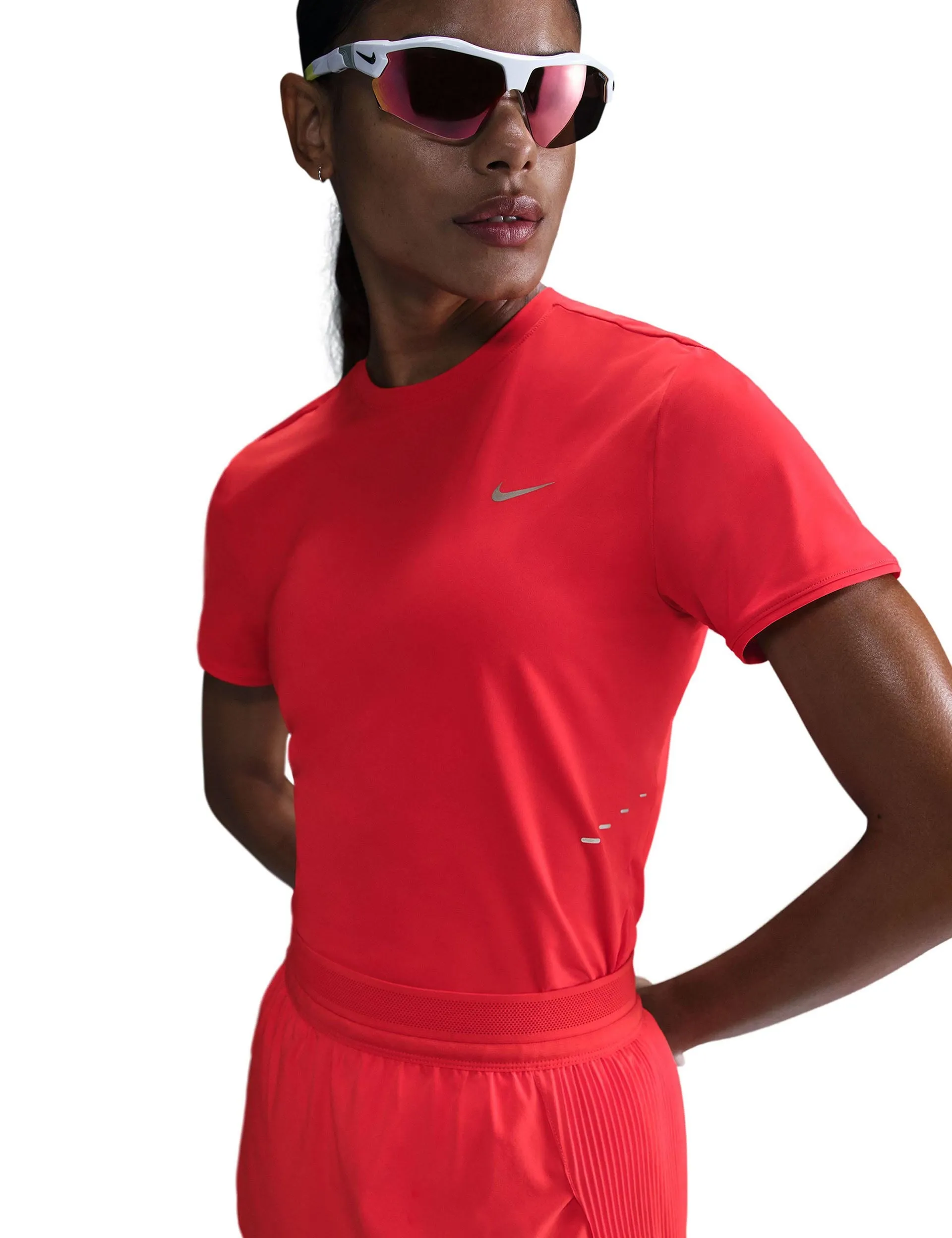 AeroSwift Dri-FIT ADV 3" Running Shorts - Light Crimson/Black