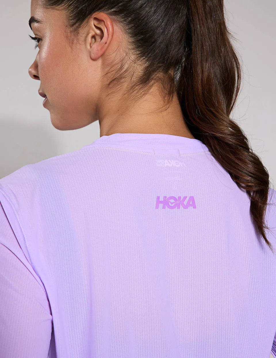 Airolite Run Long Sleeve - Aster Flower
