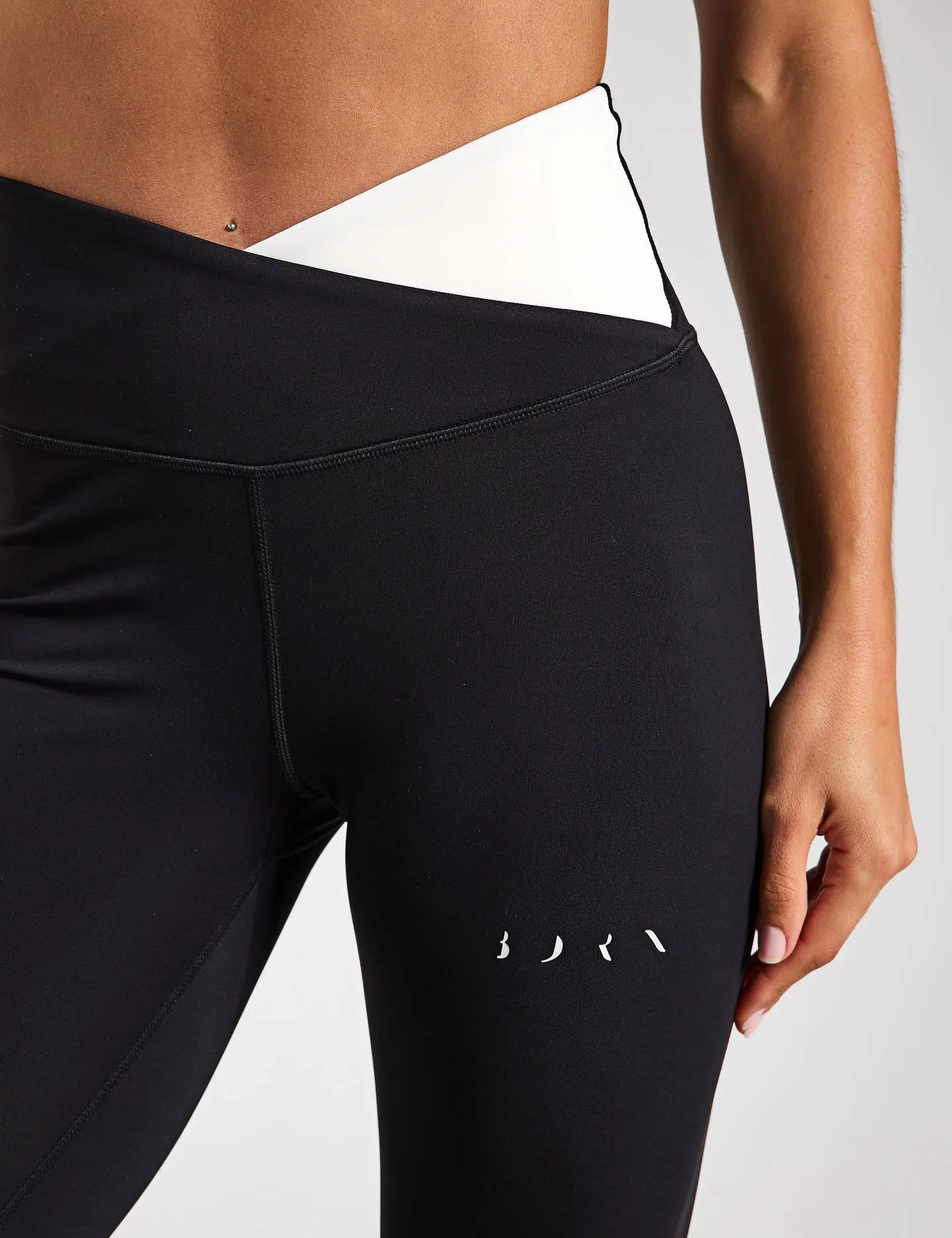 Cleo Legging - Black/White Chalk