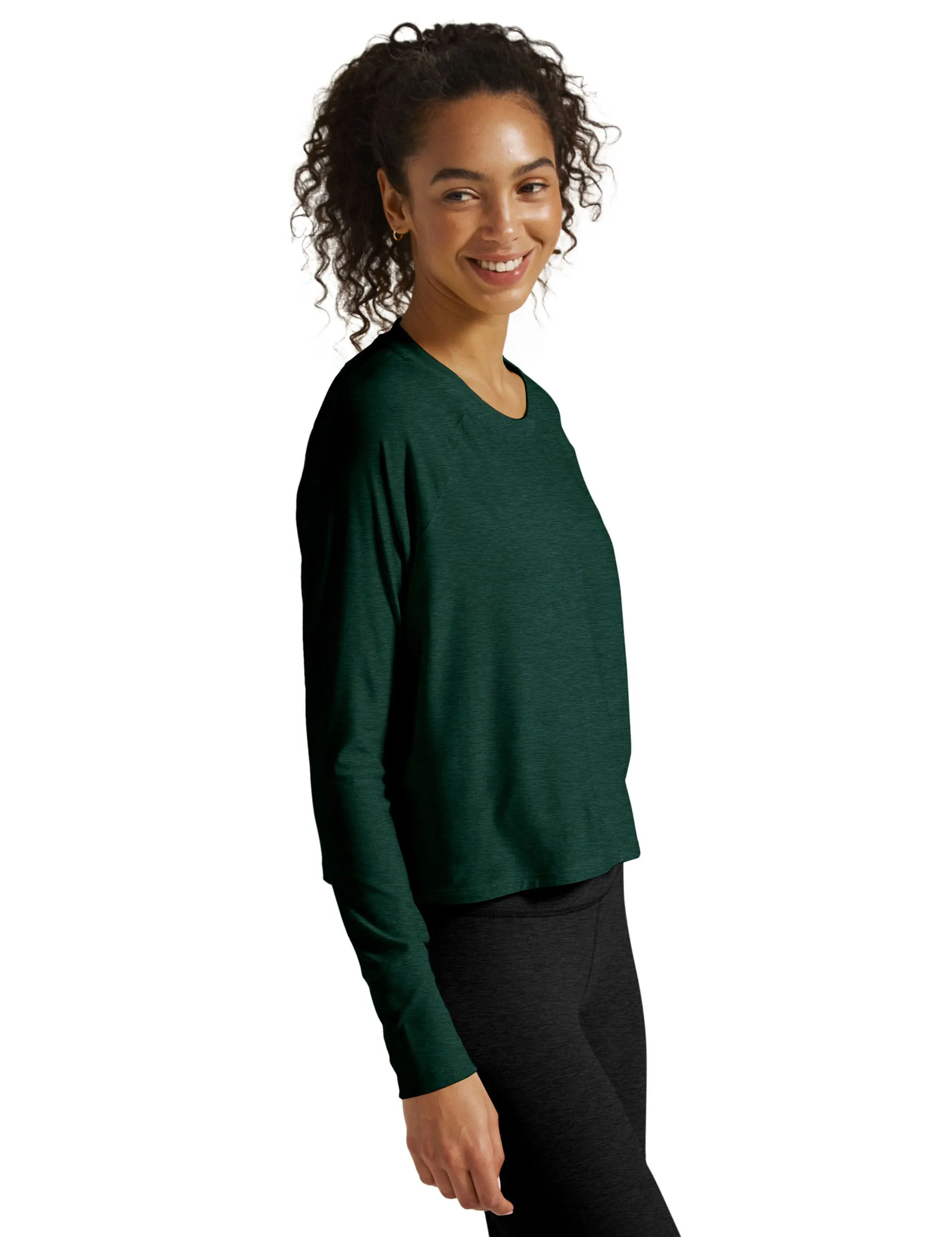 Featherweight Daydreamer Pullover - Dark Spruce Green Heather