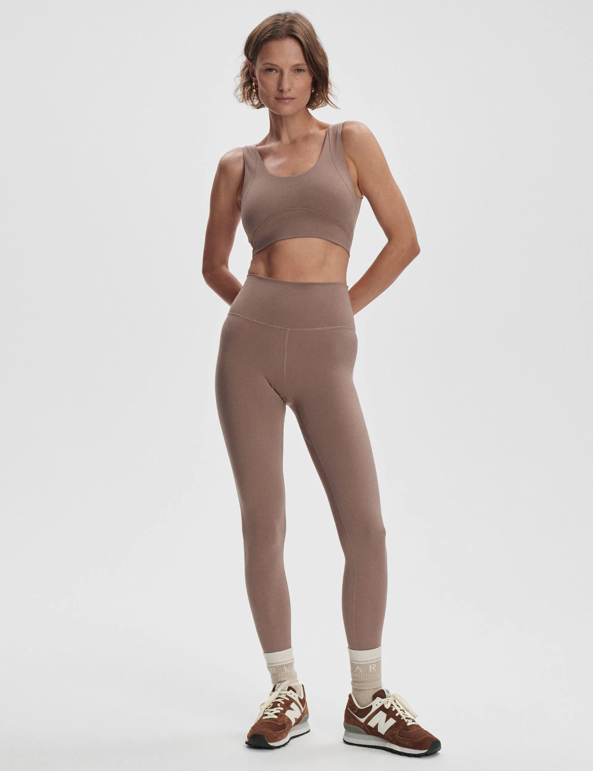 FreeSoft High Waisted Legging 27 - Deep Taupe
