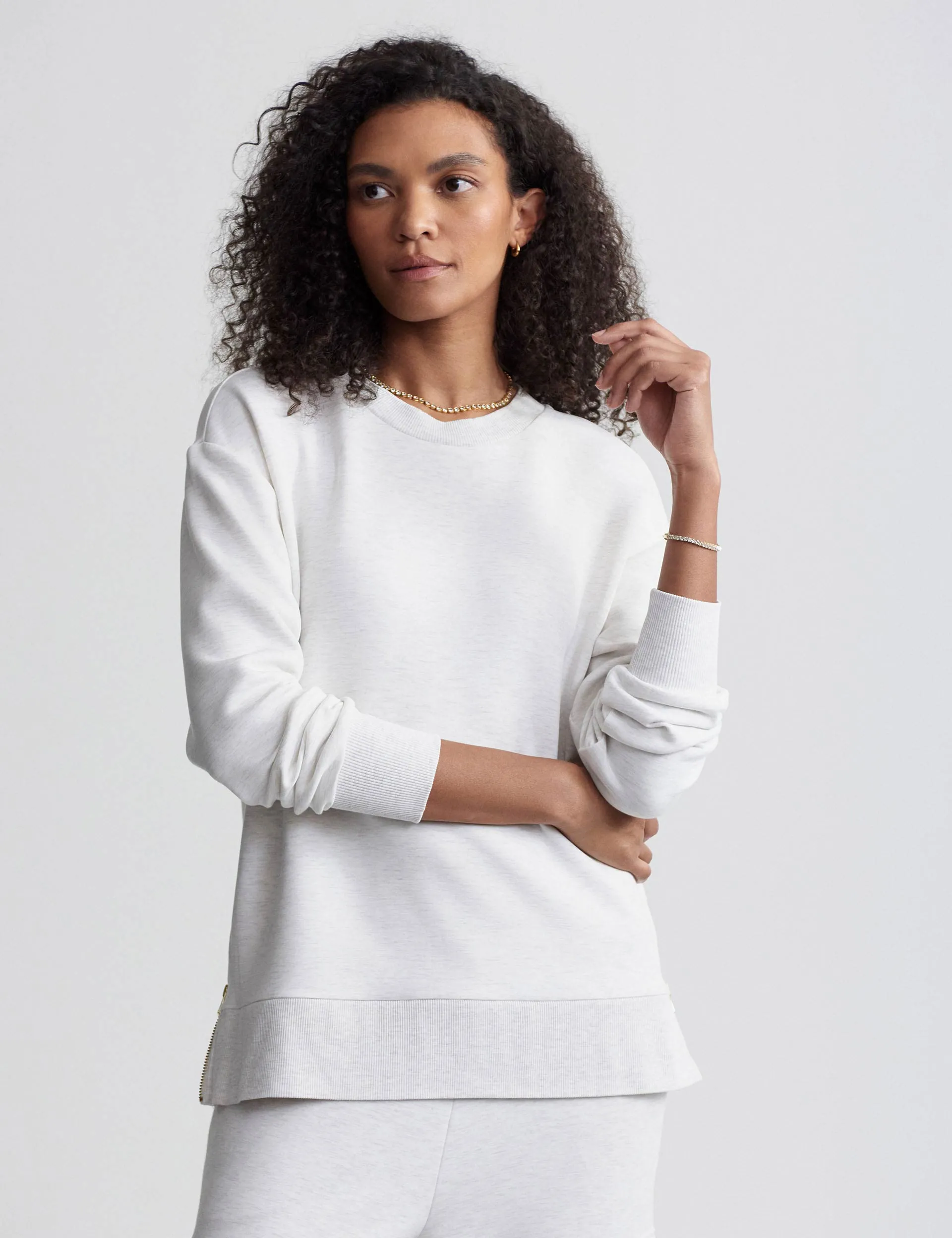 Gabriella Sweat - Ivory Marl