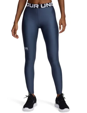 HeatGear Leggings - Downpour Grey/White
