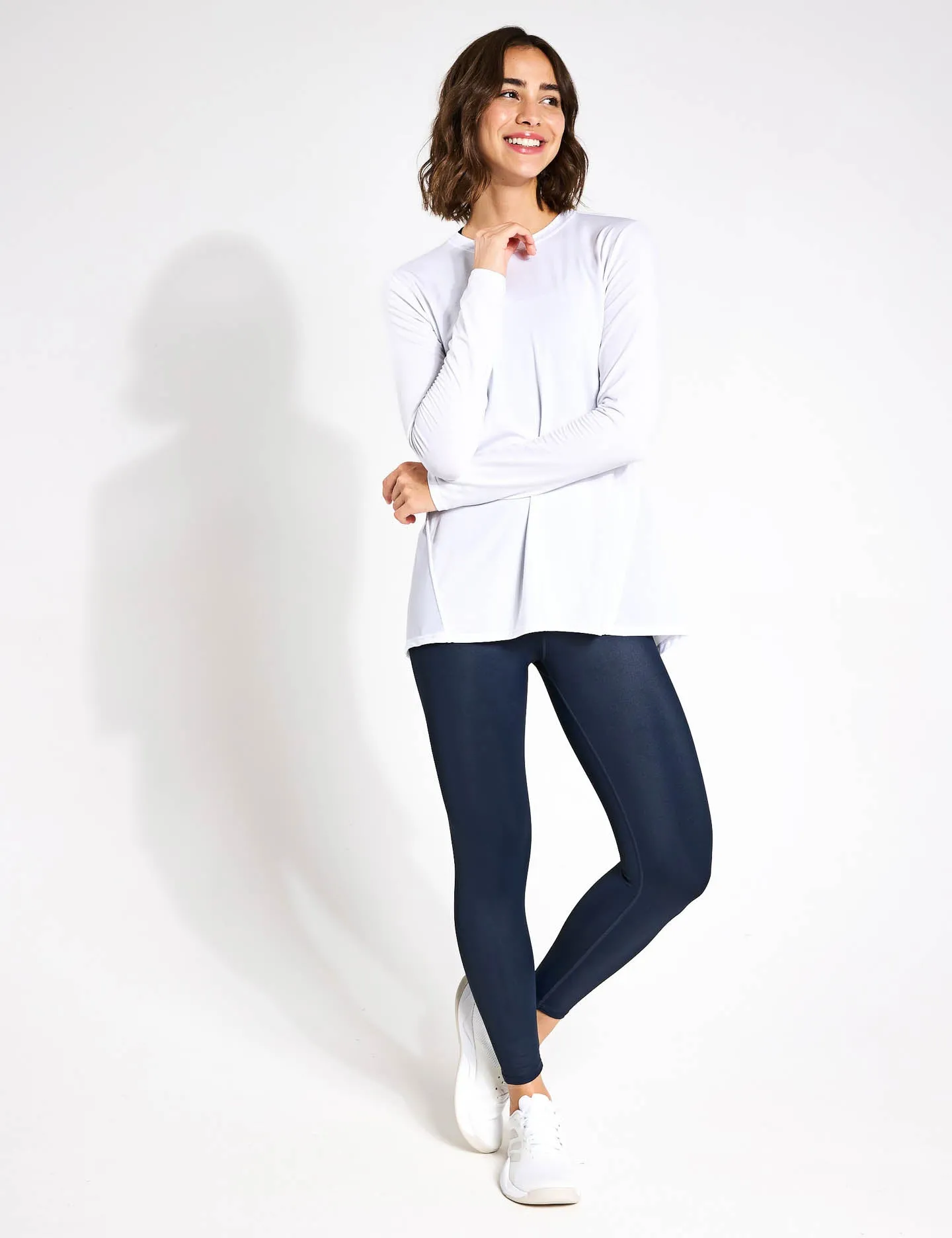 Kendall Long Sleeve Top - White