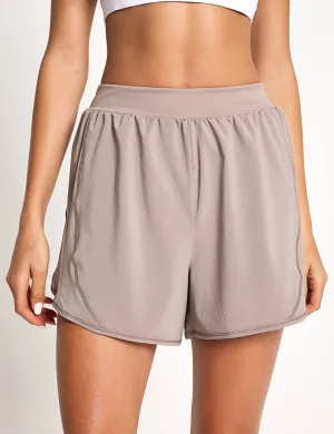 Lux Woven Short - Gritty Grey