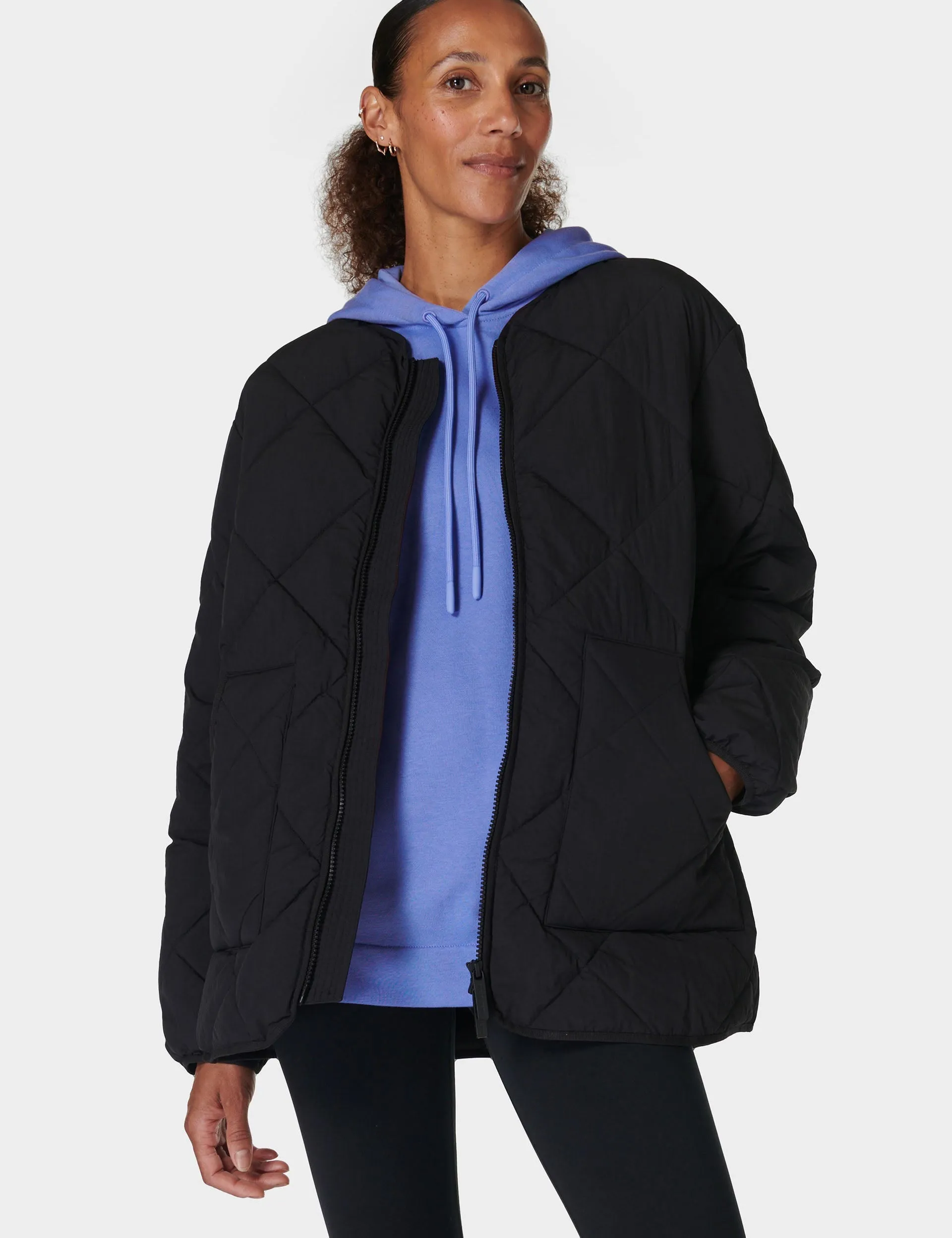 On The Move Quilted Jacket - Black