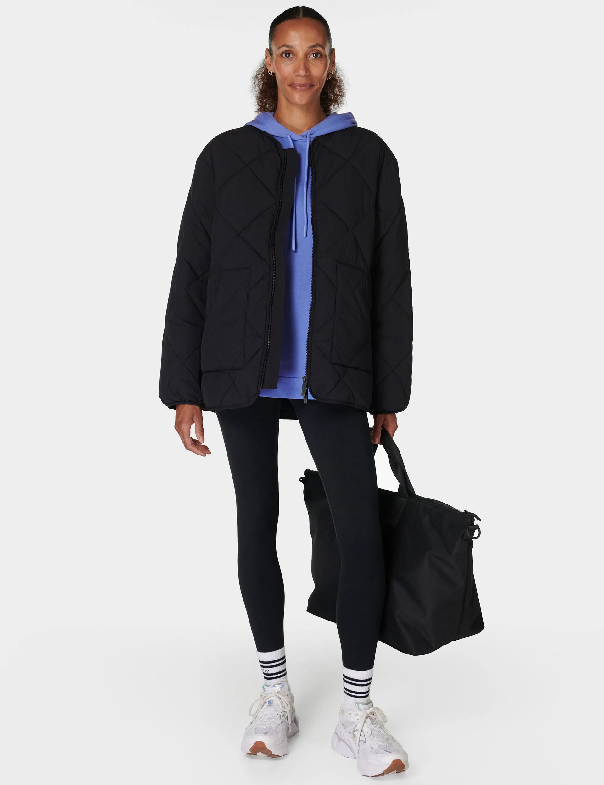 On The Move Quilted Jacket - Black