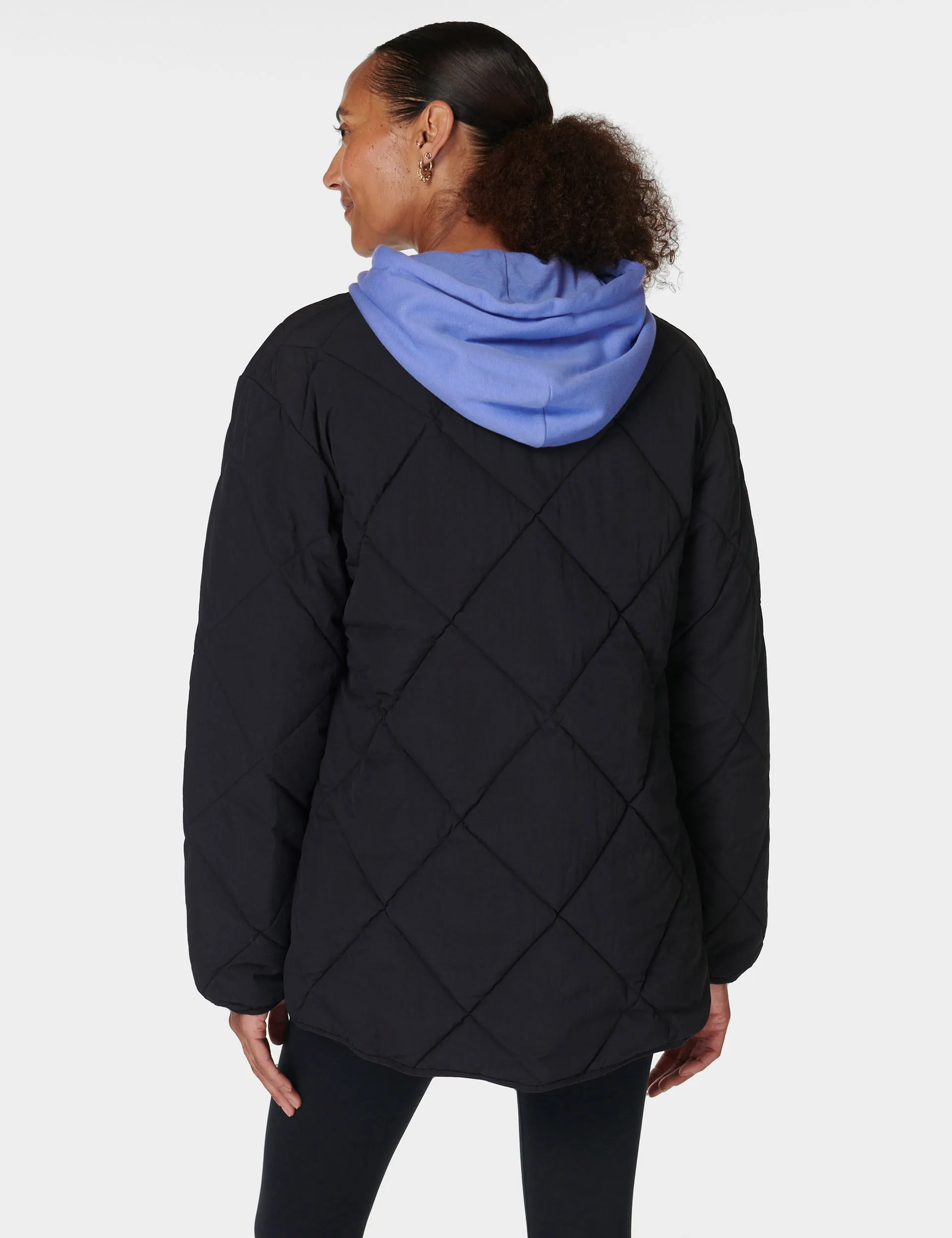 On The Move Quilted Jacket - Black