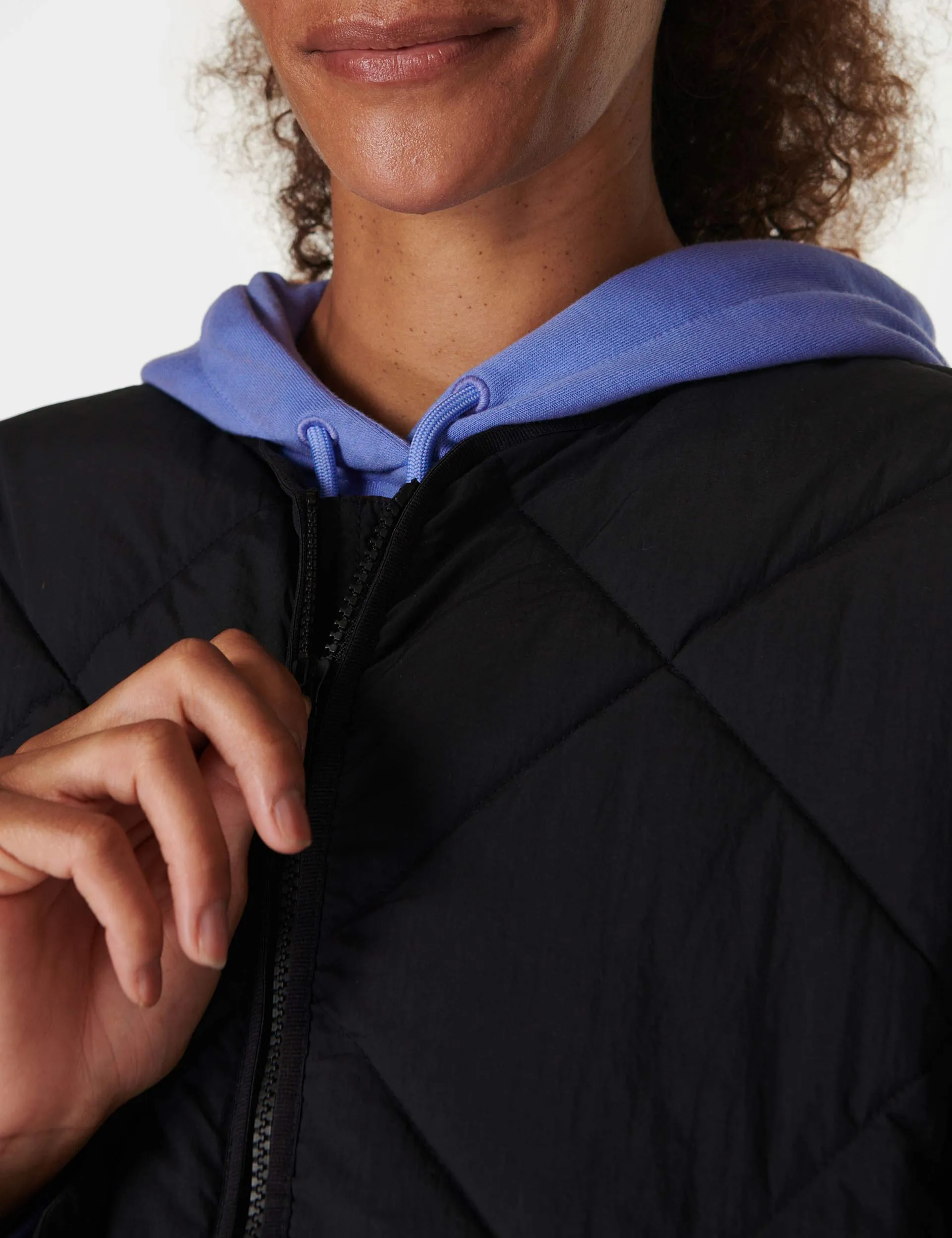 On The Move Quilted Jacket - Black