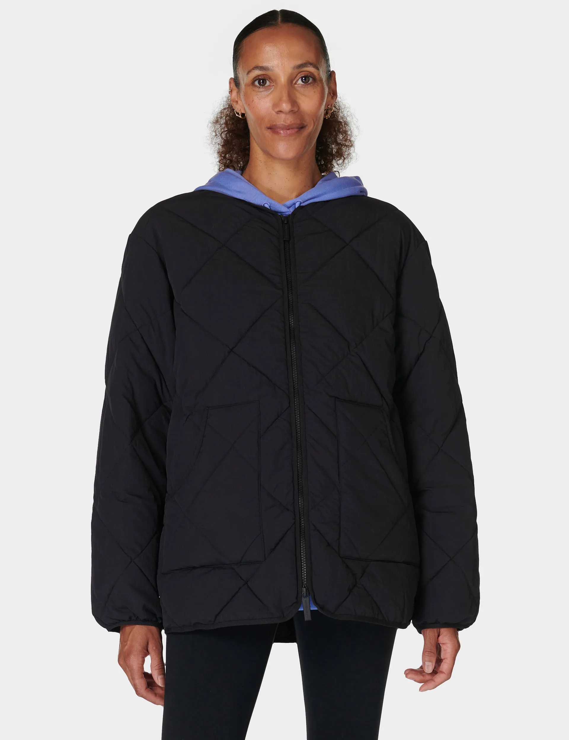 On The Move Quilted Jacket - Black