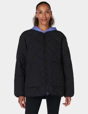 On The Move Quilted Jacket - Black