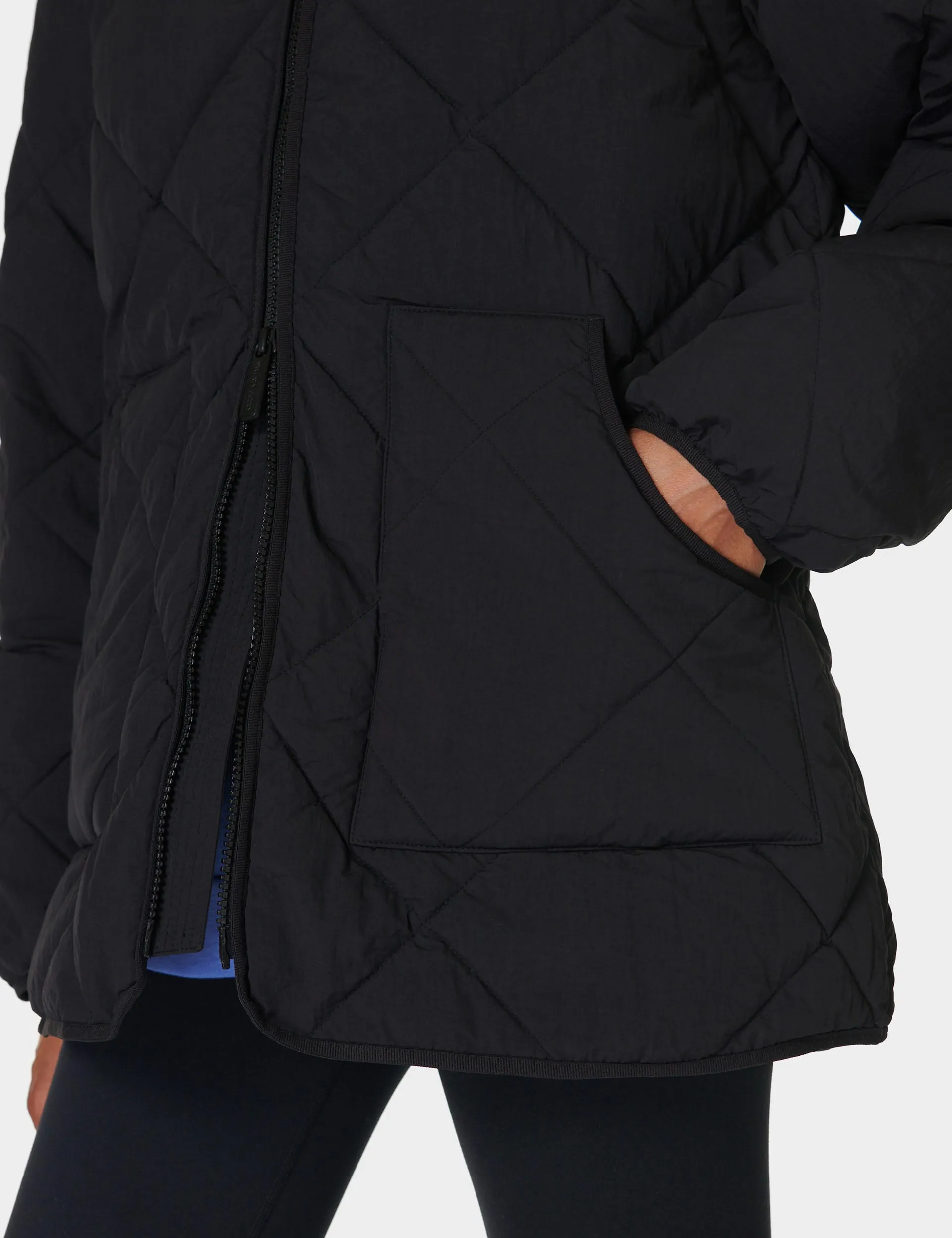 On The Move Quilted Jacket - Black