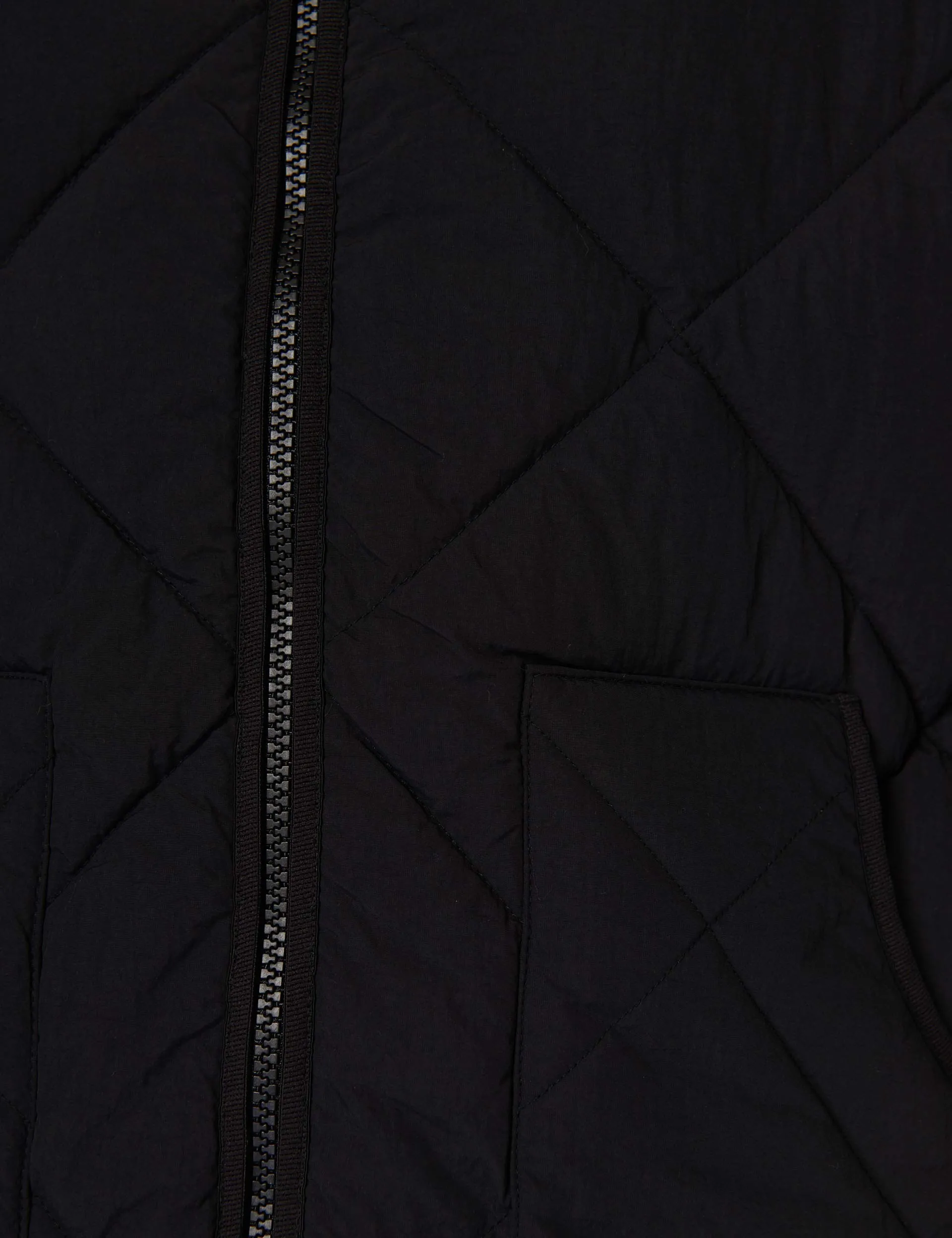 On The Move Quilted Jacket - Black