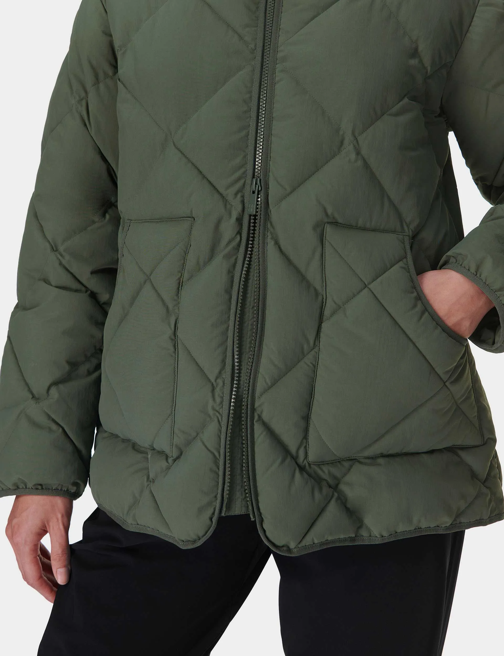 On The Move Quilted Jacket - Ivy Green