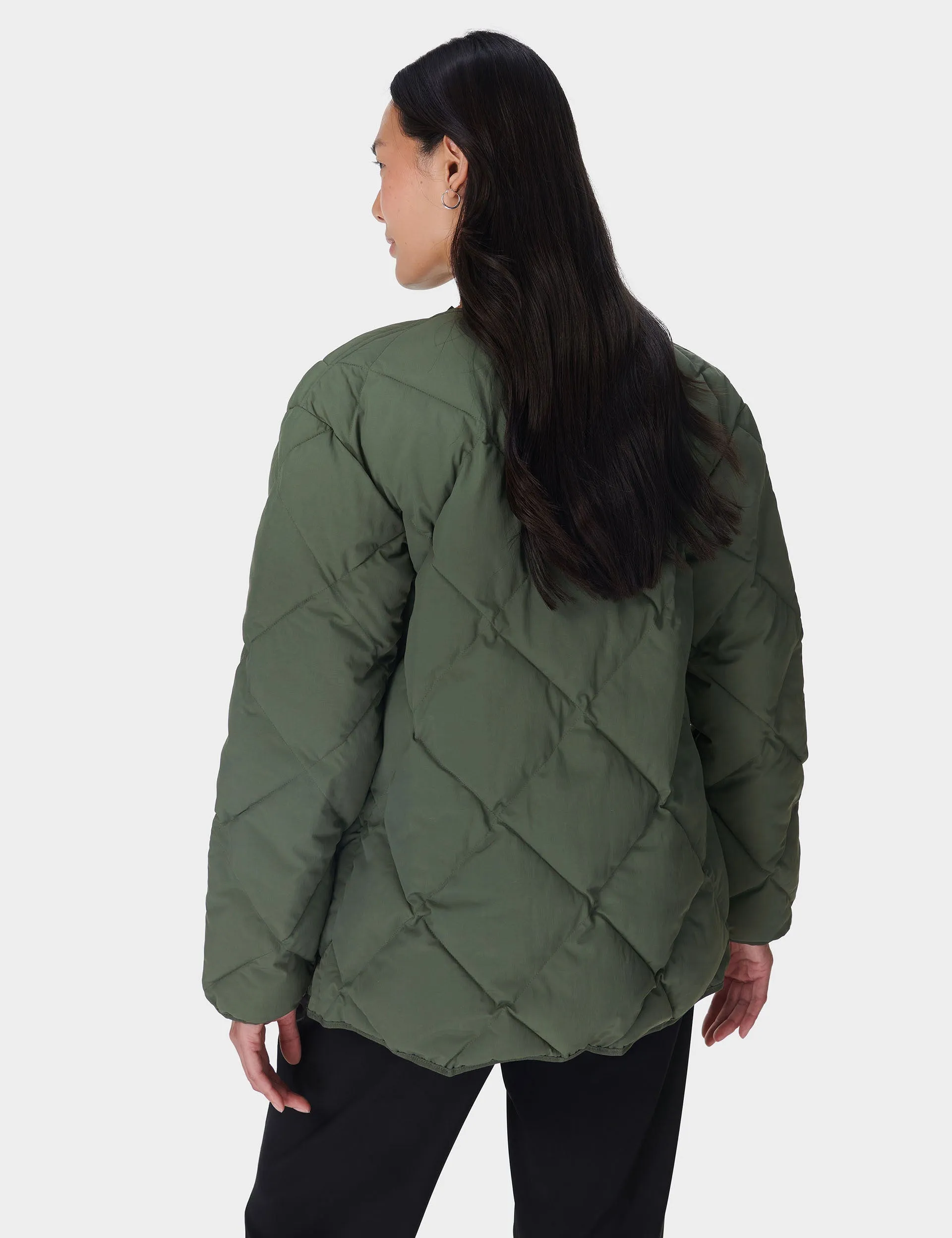 On The Move Quilted Jacket - Ivy Green