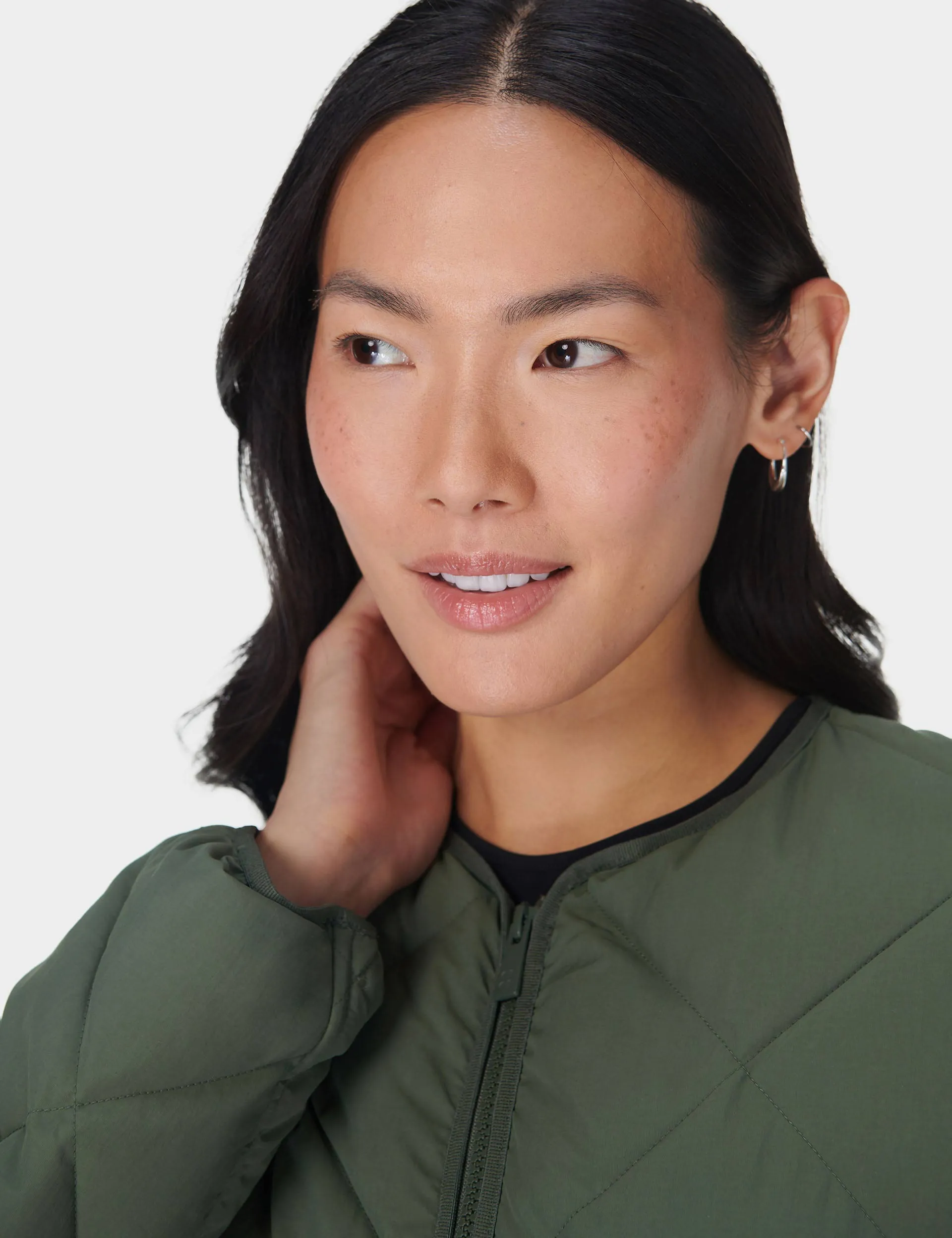 On The Move Quilted Jacket - Ivy Green