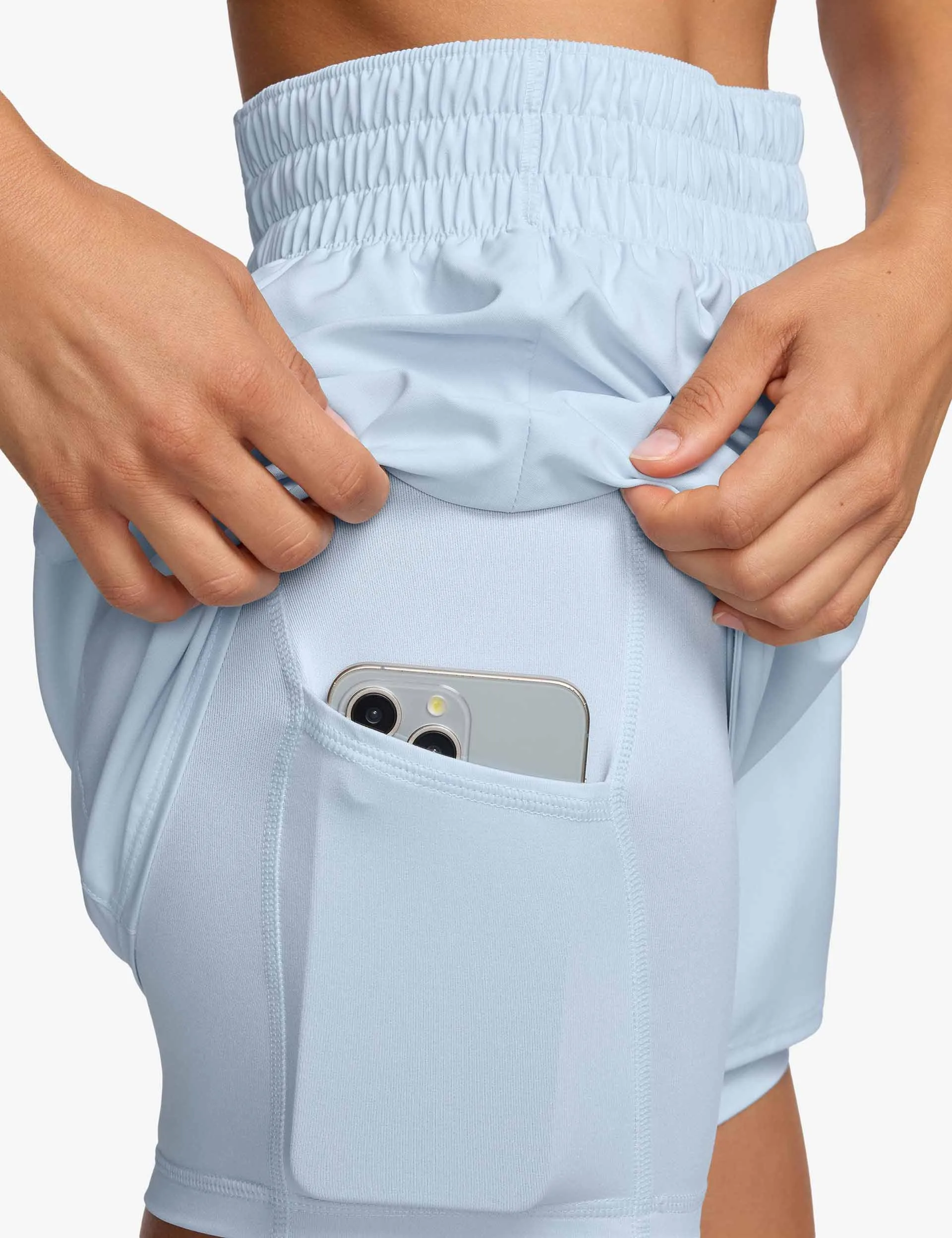 One Dri-FIT 2-in-1 Shorts - Blue Tint/Reflective Silver