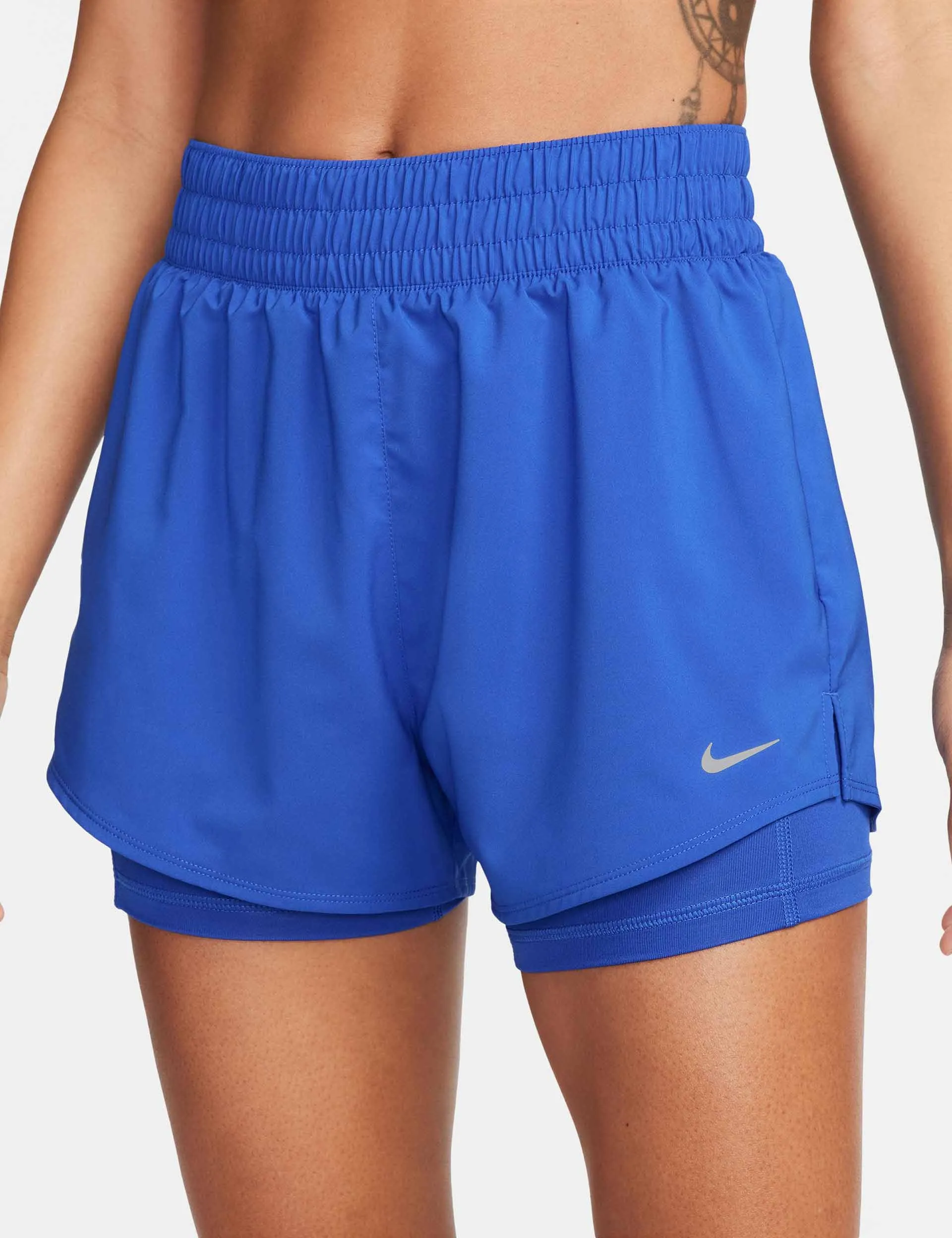 One Dri-FIT 2-in-1 Shorts - Hyper Royal/Reflective Silver