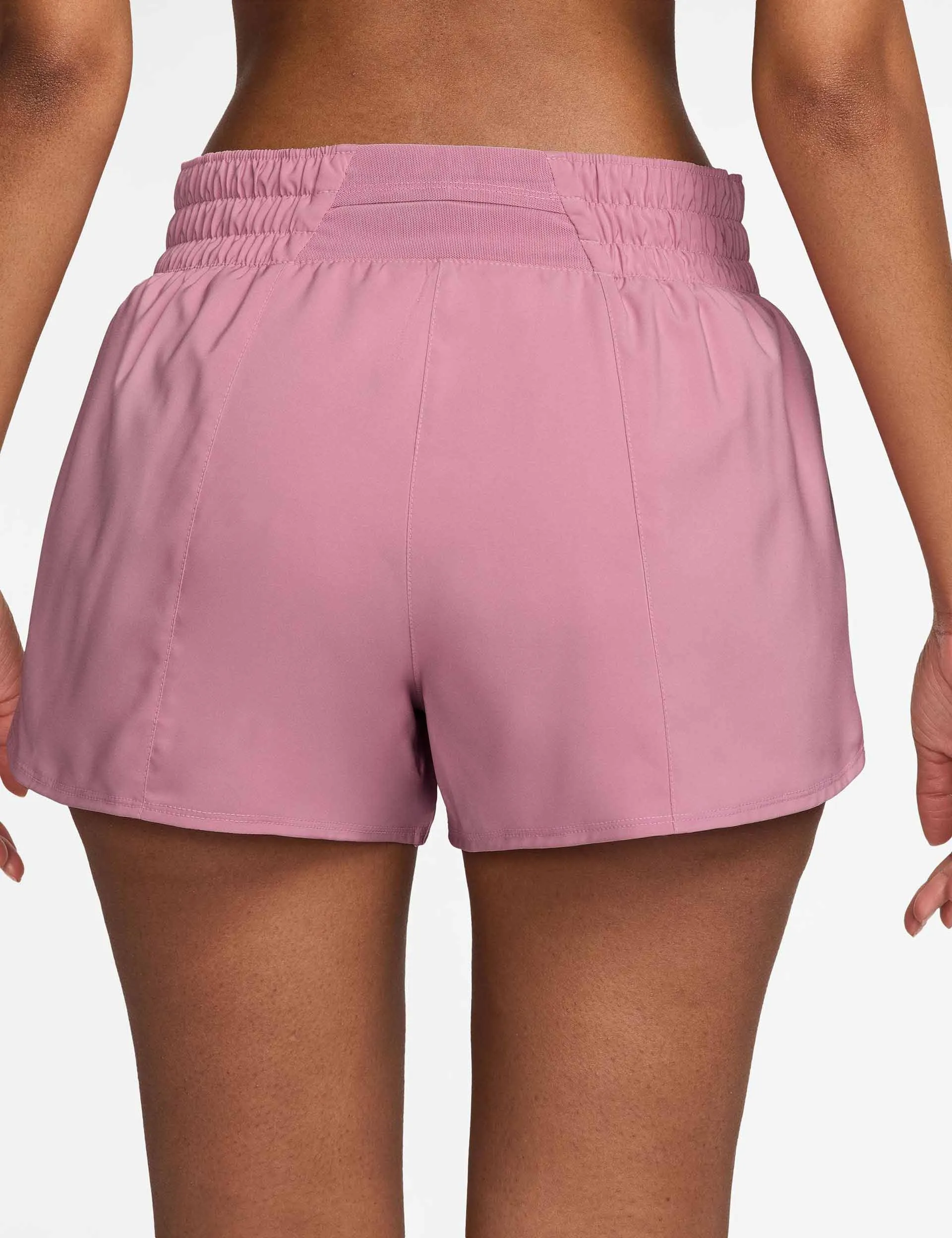 One Dri-FIT 3" Brief-Lined Shorts - Elemental Pink/Reflective Silver