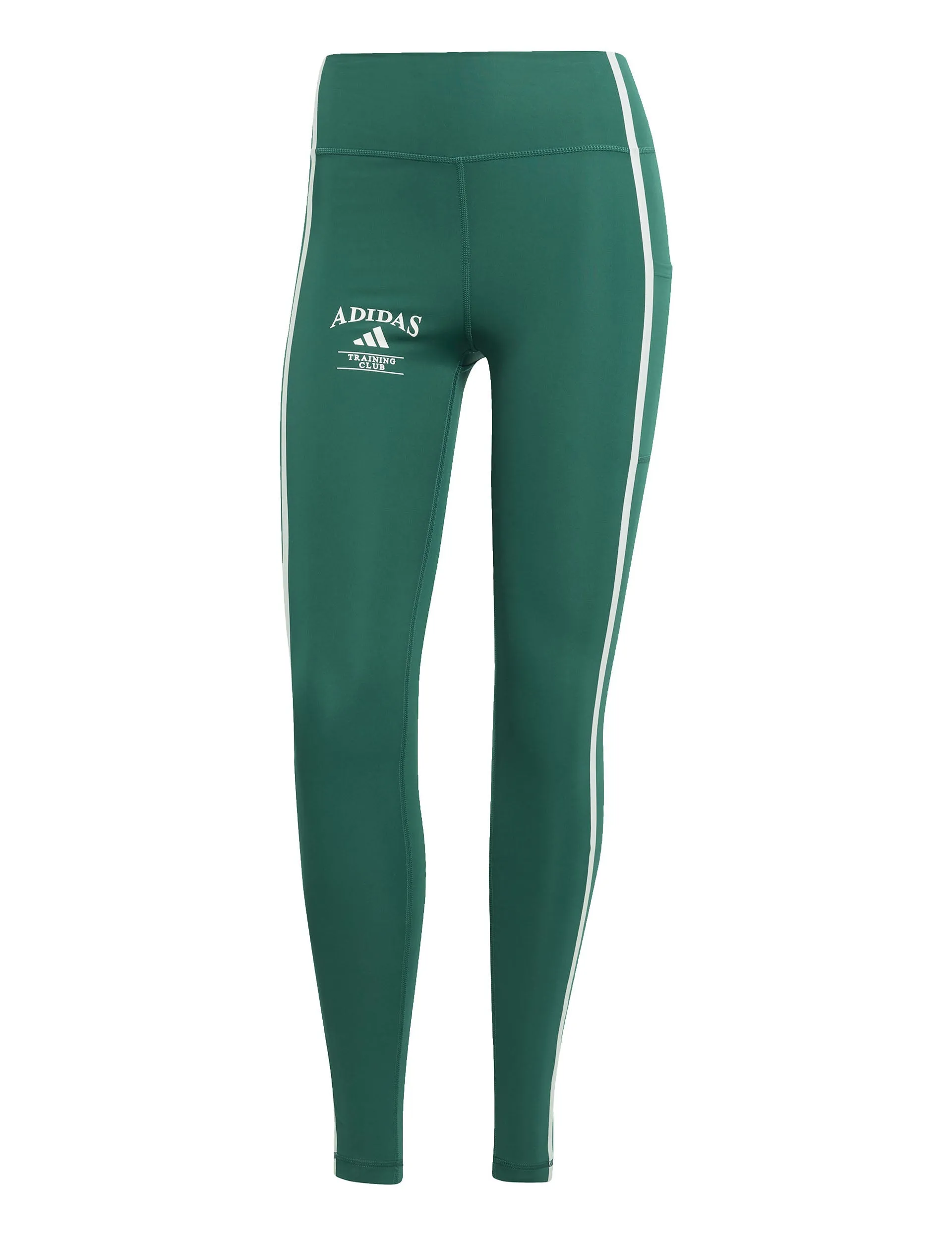 Optime Heritage 7/8 Leggings - Collegiate Green/Chalk White