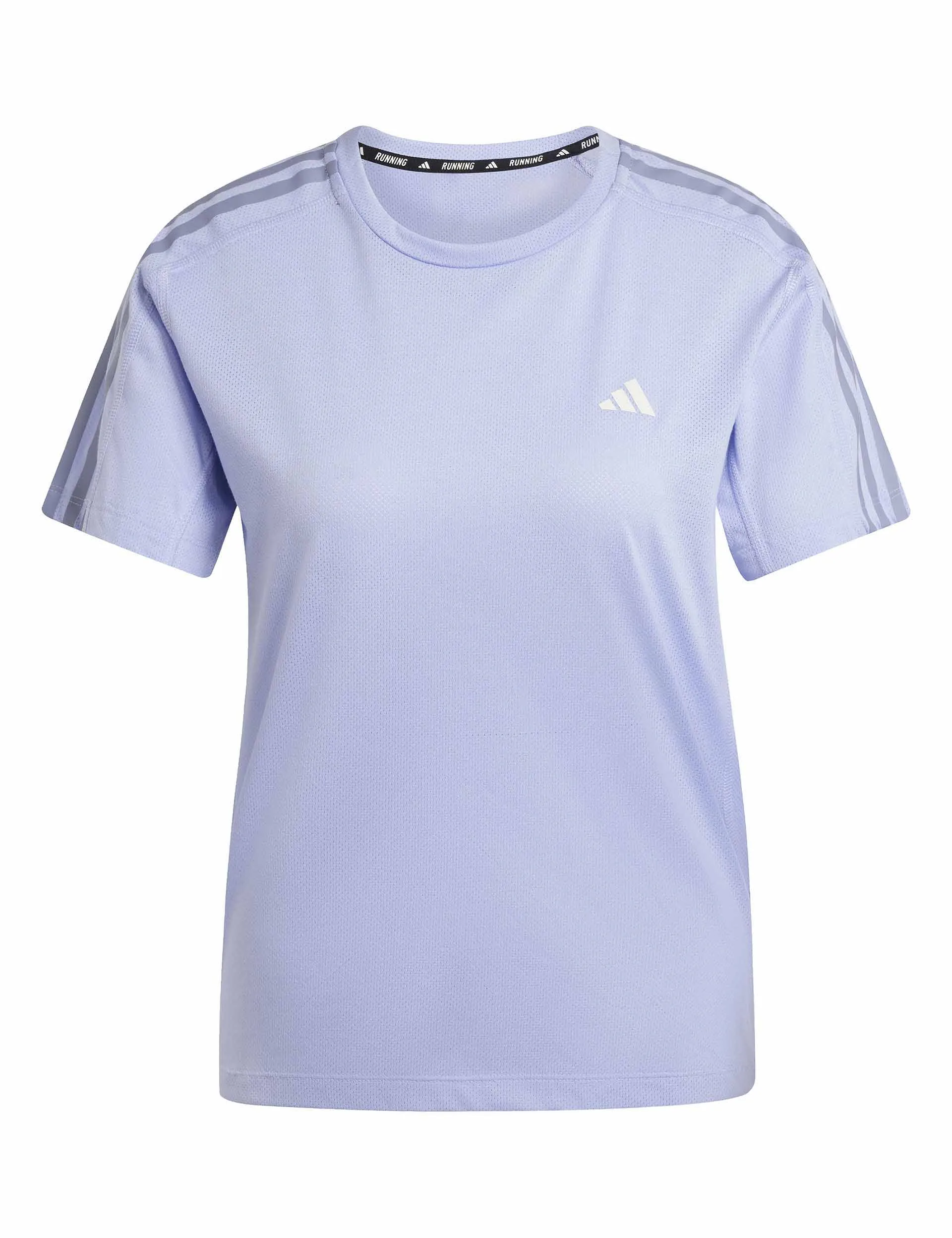 Own the Run 3-Stripes T-Shirt - Violet Tone