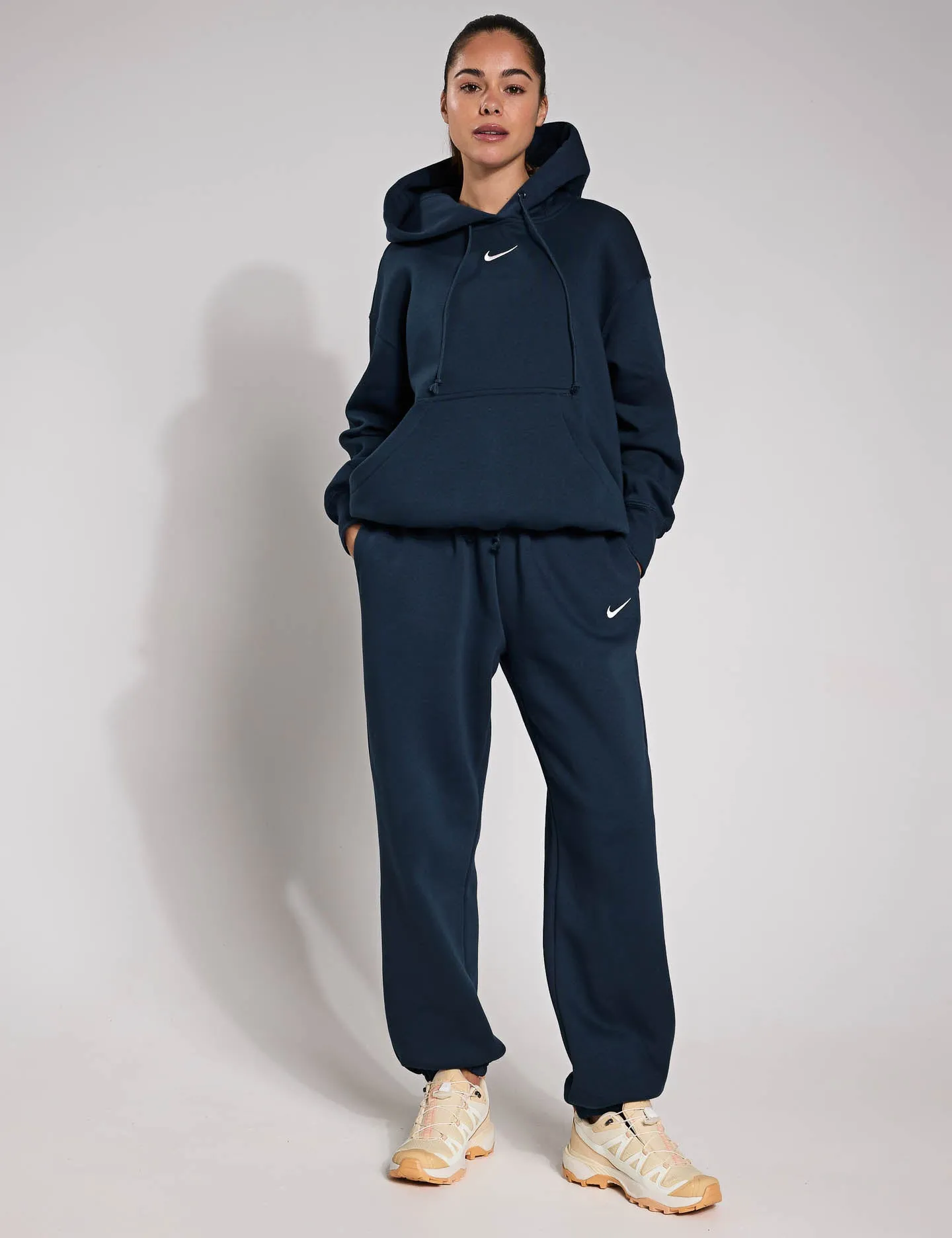 Sportswear Phoenix Fleece Oversized Hoodie - Armory Navy/Sail