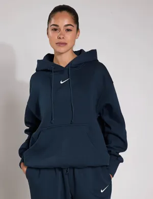 Sportswear Phoenix Fleece Oversized Hoodie - Armory Navy/Sail
