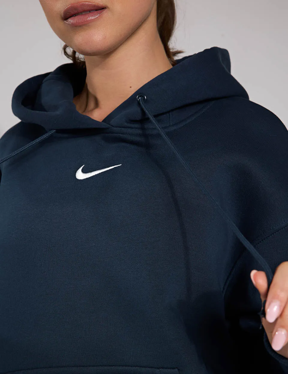 Sportswear Phoenix Fleece Oversized Hoodie - Armory Navy/Sail