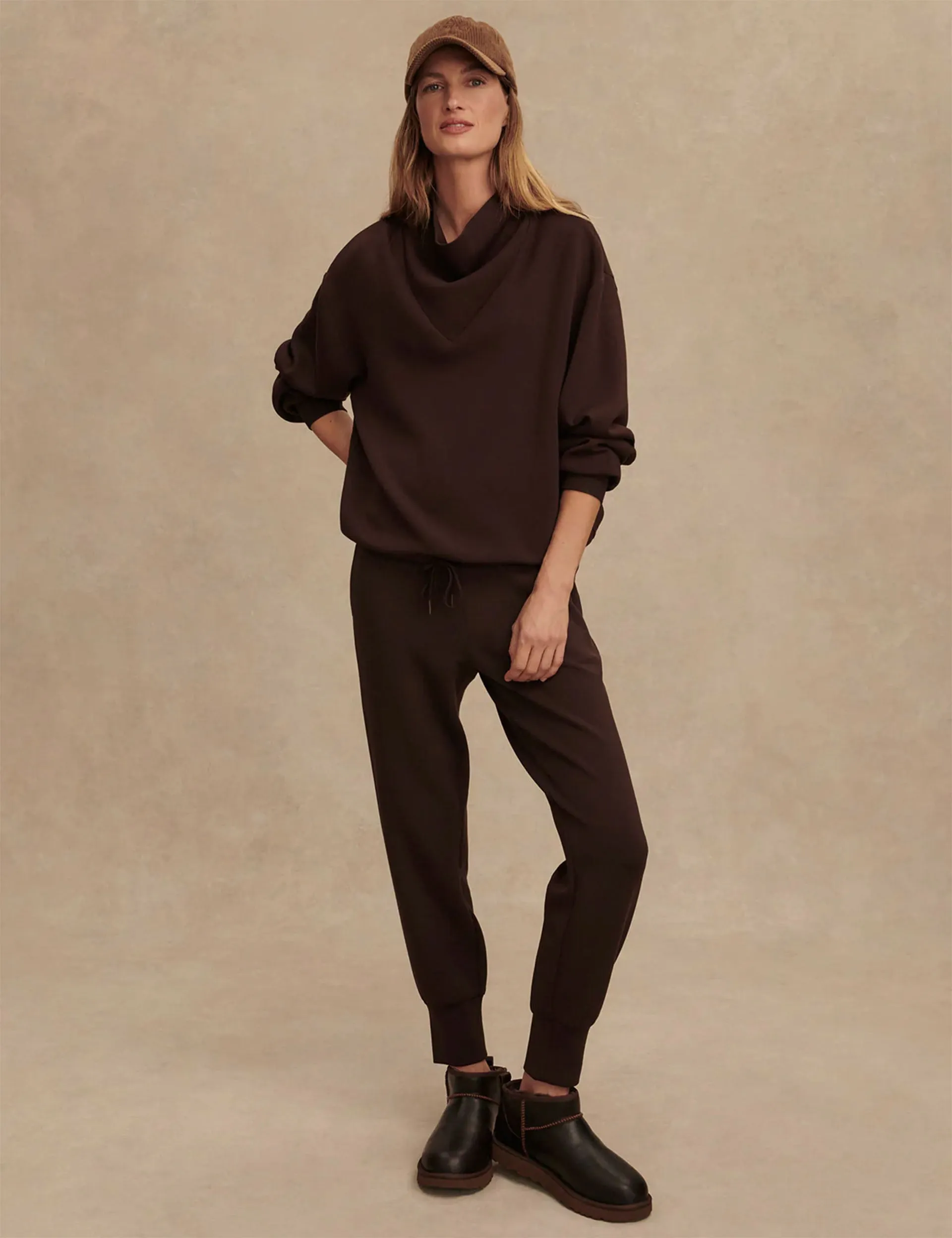 The Slim Cuff Pant 27.5" - Coffee Bean