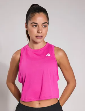 Train Essentials Boxy Workout Tank Top - Semi Lucid Fuchsia
