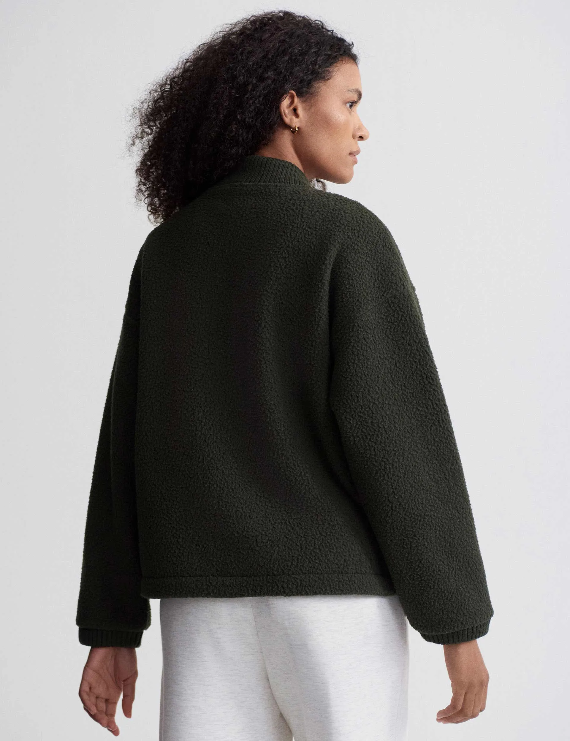 Willmont Patch Pocket Fleece - Dark Resin Green